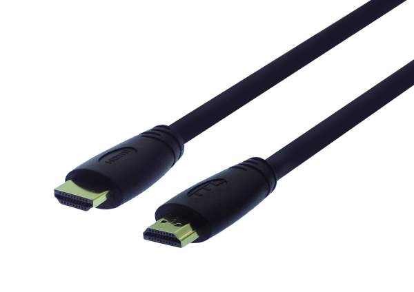 TTL HDMI-Kabel (HQ) 0,5m HDMI St./St. Ethernet, schwarz