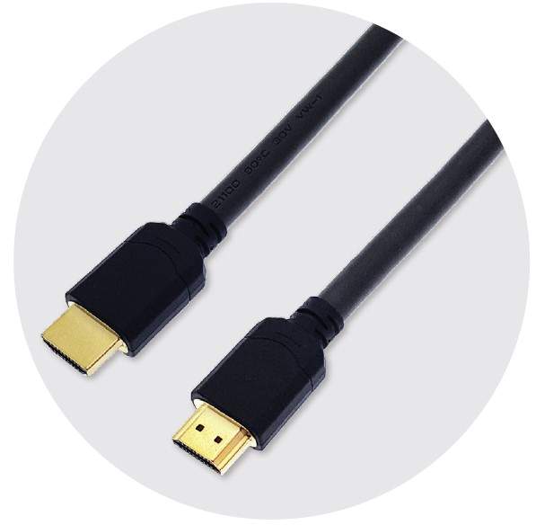 TTL HDMI-Kabel Premium 1,0m HDMI St./St. Ethernet, schwarz