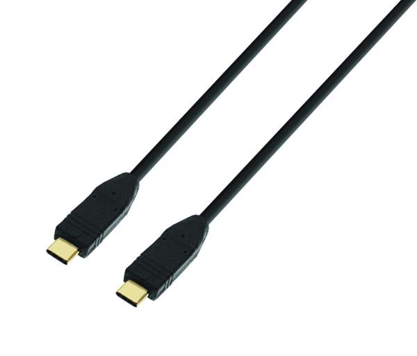 TTL USB-C Kabel 3m Koax, St./St. schwarz